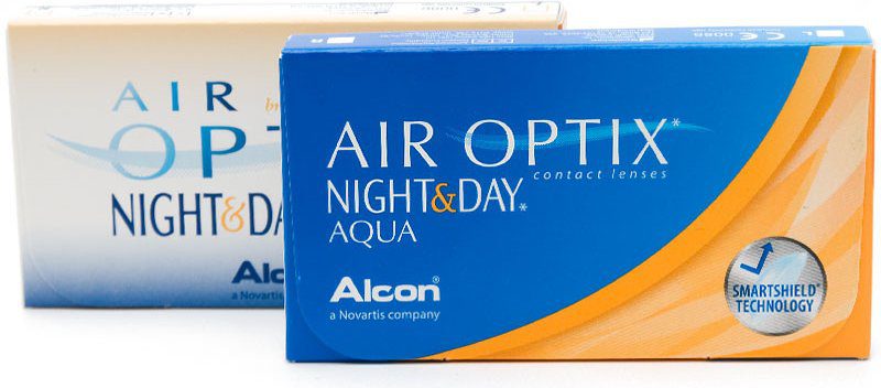 Pozorování Alcon Air Optix Night & Day Aqua 6 čoček