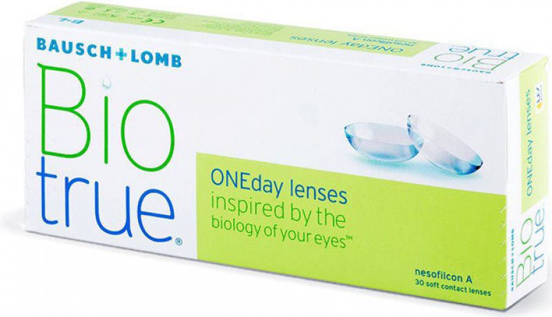 Pohled na Bausch & Lomb Biotrue Oneday 30 čoček