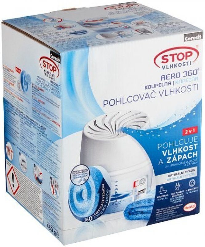 Recenze Ceresit Stop vlhkosti Aero 360° Koupelna přístroj