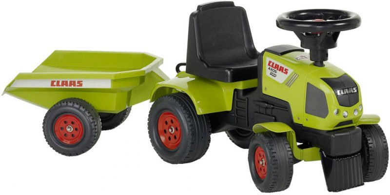 Recenze Falk 1012C Baby Claas Axos s vlečkou