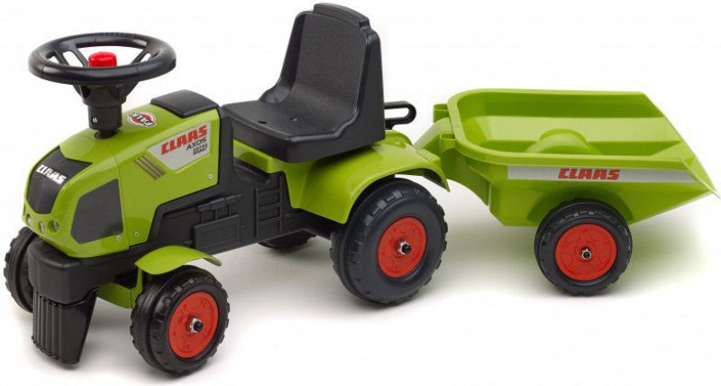 Zkušenosti s Falk 1012C Baby Claas Axos s vlečkou