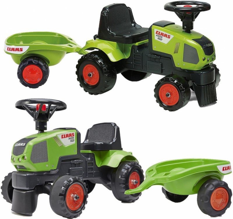 Shrnutí: Falk 1012C Baby Claas Axos s vlečkou