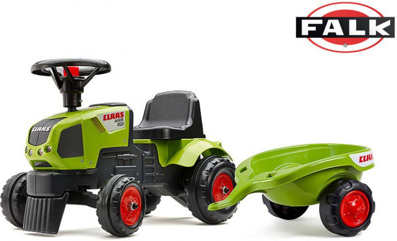 Zkušenost s Falk 1012C Baby Claas Axos s vlečkou