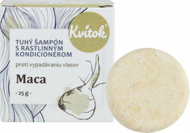 Komentáře k Kvítok tuhý šampon proti vypadávání vlasů Maca 25 g