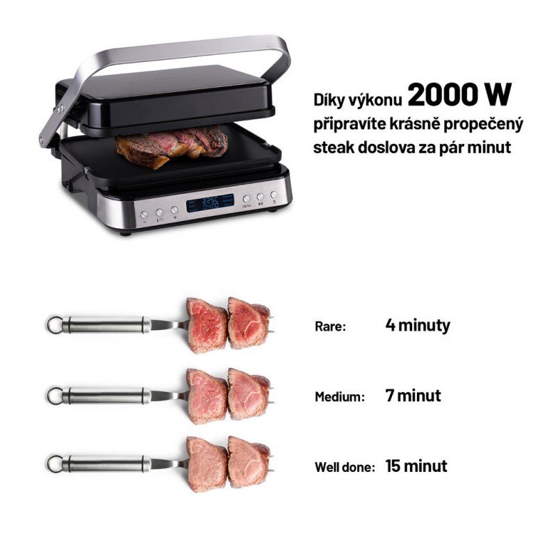 Ostestováno: Lauben Contact Grill Deluxe 2000ST