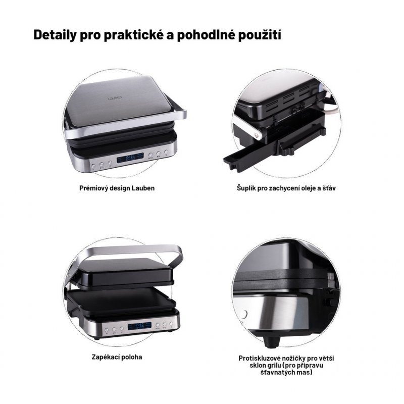 Posouzení: Lauben Contact Grill Deluxe 2000ST