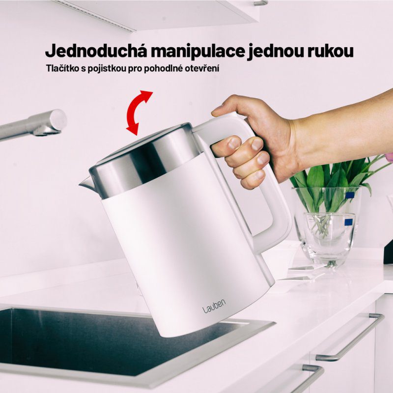 Shrnutí: Lauben Electric Kettle EK17WS