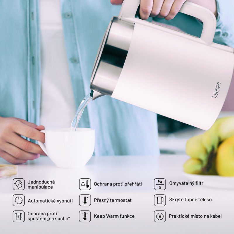 Pozorování Lauben Electric Kettle EK17WS