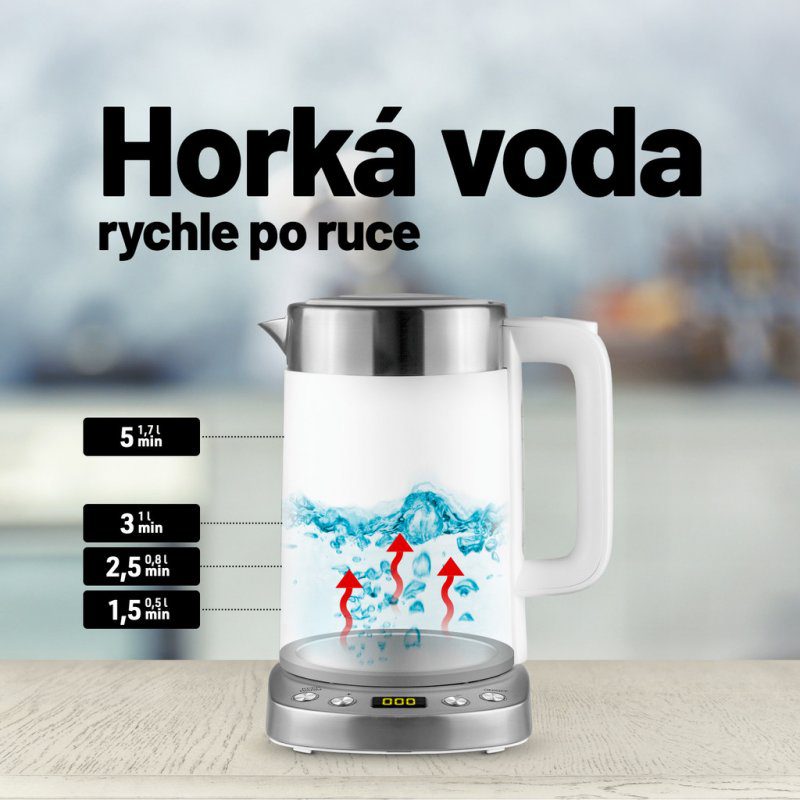 Pohled na Lauben Electric Kettle EK17WS