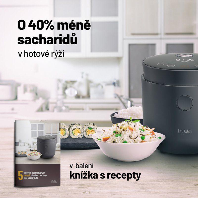 Zkušenosti s Lauben Low Sugar Rice Cooker 1500WT