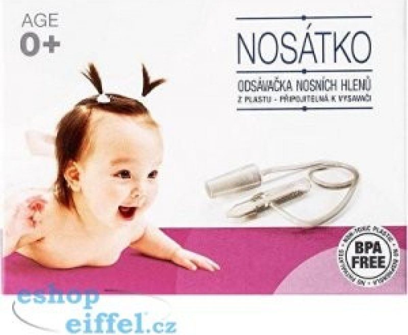 Nosátko nosní odsávačka plast