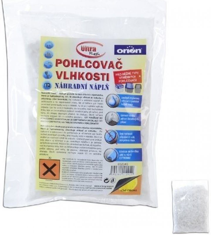 Zkušenosti s Orion 832336 Náplň do pohlcovače 450 g citron