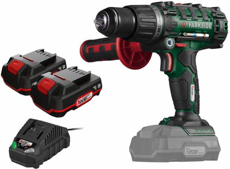 Avvitatore Makita TRAPANO AVVITATORE A BATTERIA 20V PARKSIDE PERFORMANCE PPBSA 20-Li A1 Batteria Parkside 20v 4ah