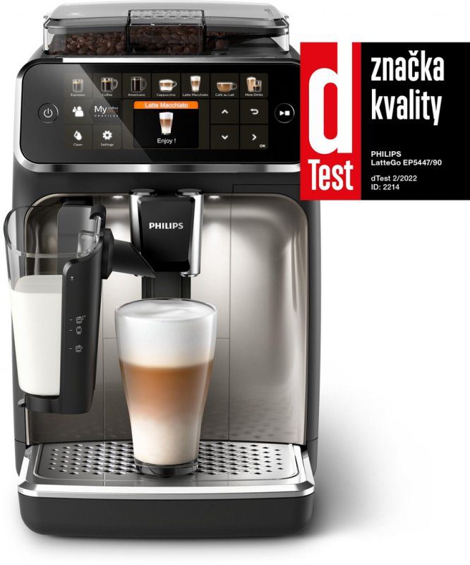 Průzkum Philips Series 5400 LatteGo EP 5447/90