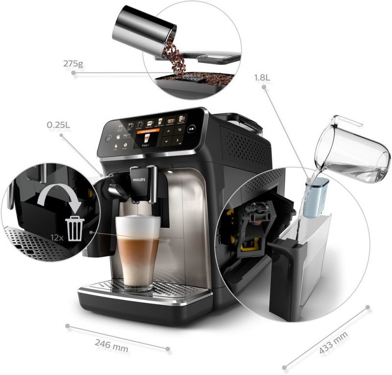 Testování Philips Series 5400 LatteGo EP 5447/90