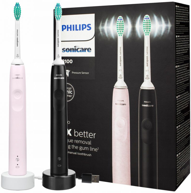 Pohled na Philips Sonicare 3100 HX3675/15 Duo