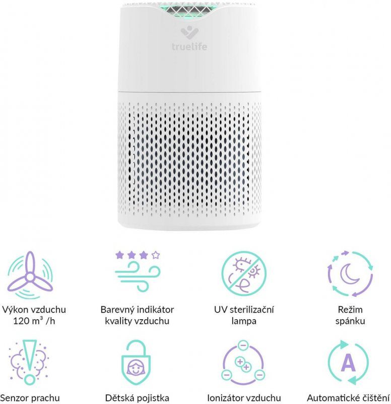 Shrnutí: TrueLife Air Purifier P3 WiFi