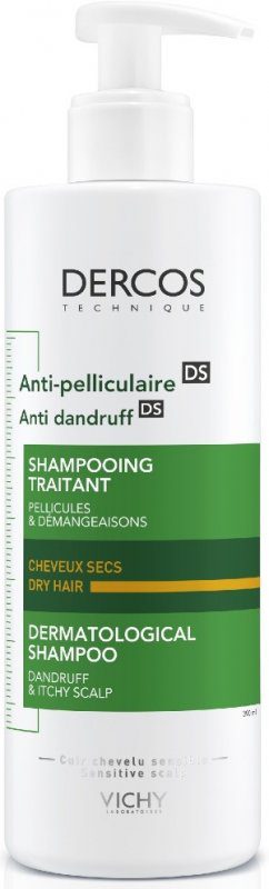 Recenze Vichy Dercos Anti-Dandruff šampon proti lupům pro suché vlasy Anti-Dandruff Treatment Shampoo 390 ml