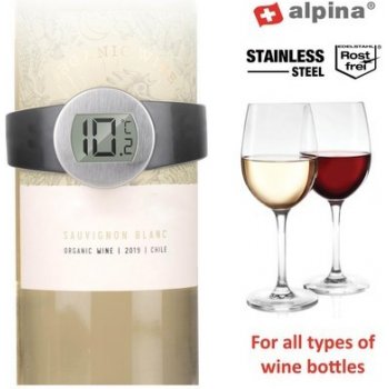 Alpina ED-249530 Teploměr na víno na lahev