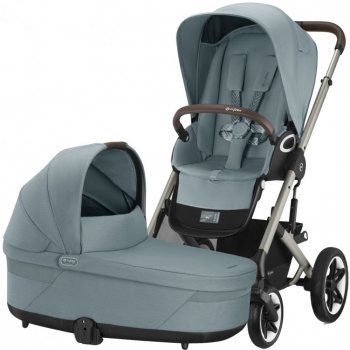 CYBEX Talos S Lux + Cot S 2023 Sky Blue Taupe Frame