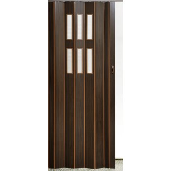 ERKADO Shrnovací dveře PIONEER GLASS Wenge 84 x 202 cm