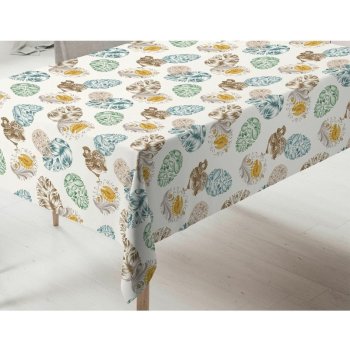 Forbyt Ubrus s nešpinivou úpravou Velikonoční vejce a slepička 100x140 cm