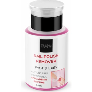 Gabriella Salvete Nail Polish Remover Fast & Easy odlakovač na nehty bez acetonu 200 ml