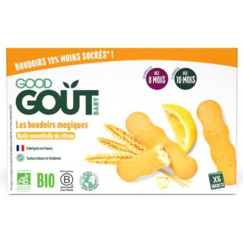 Good Gout BIO piškoty s esenciálním citronovým olejem 120 g