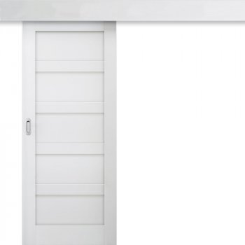 Invado Posuvné dveře na stěnu Bianco Nube 1 Bílá 80 x 197 cm