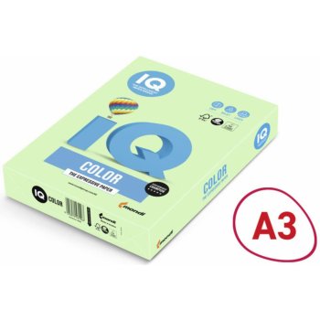 IQ Color A3 160g MG28 středně zelená 250 listů