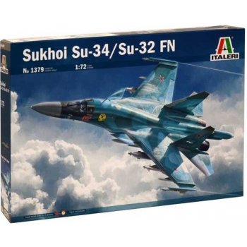 Italeri Model Kit letadlo 1379 SUKHOI SU-34/SU-32 FN 1:72