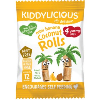 Kiddylicious Mini banánové trubičky 54 4g