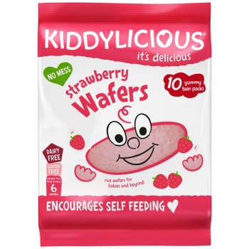 Kiddylicious Oplatky jahodové maxi 40g