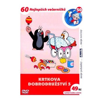 Krtkova dobrodružství 5 DVD