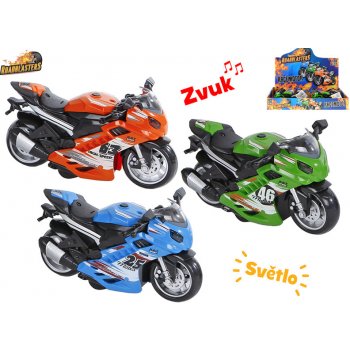 Mikro trading Roadblaster Motorka na setrvačník se světlem a zvukem 14,5 cm