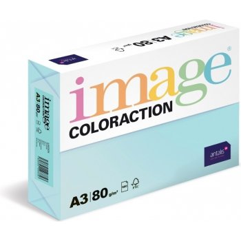 Papír Coloraction A3 80 g 500 Lisbon sytá modrá AB48