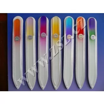 Pilník skleněný 1010B barevný 9 cm