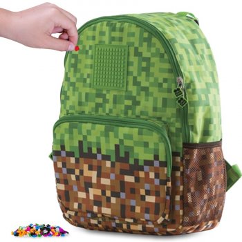 Pixie Crew batoh Minecraft zeleno hnědá