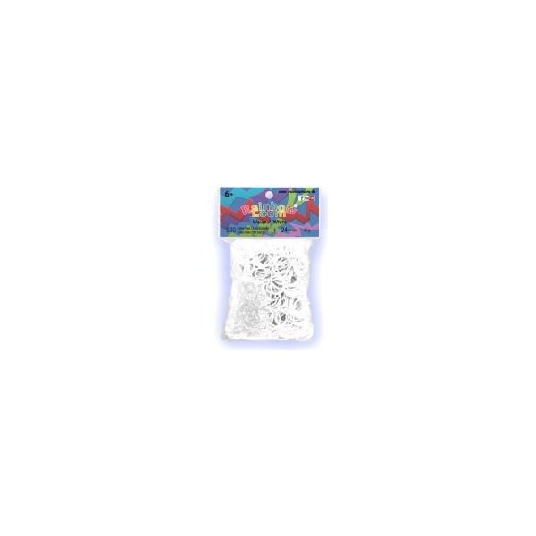 Rainbow Loom náhradní gumičky bílá