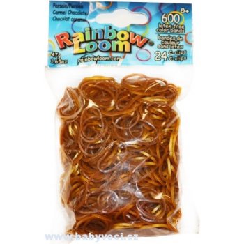 Rainbow Loom náhradní gumičky caramel mix