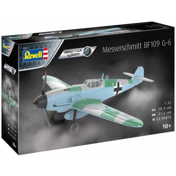 Revell Plastic ModelKit letadlo 04665 Messerschmitt Bf109 G-6 1:32