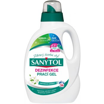 Sanytol dezinfekce prací gel s vůní květů 1,7 l 34 PD