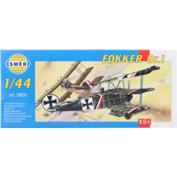 Směr Fokker Dr.1 slepovací stavebnice letadlo 1:48
