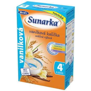 Sunárek Mléčná kaše rýžová vanilková 225 g