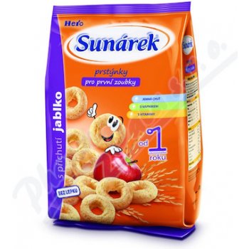 Sunarka snack jablkové prstýnky 50 g