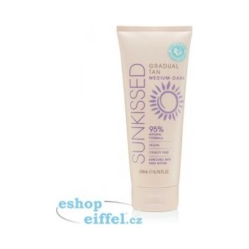 Sunkissed Gradual Tan samoopalovací mléko pro postupné polotmavé opálení Medium Dark 200 ml
