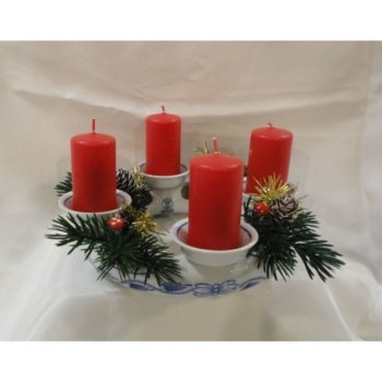 Svícen adventní 10600, Cibulák, Český porcelán Dubí