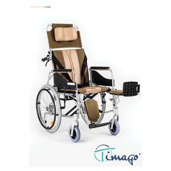 Timago ALH008 invalidní vozík polohovací šířka sedáku 49 cm