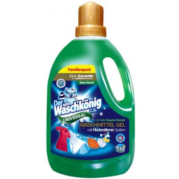 Waschkönig Universal XXL Gel na praní bílého a barevného prádla 110 PD
