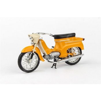 Abrex Jawa 50 Pionýr typ 21 1967 Žlutohnědá motorka časopis s modelem 1:18